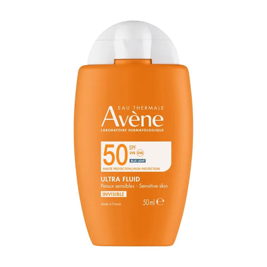 AVENE Crema Viso Solare Ultra Mat SPF50+, 50ml