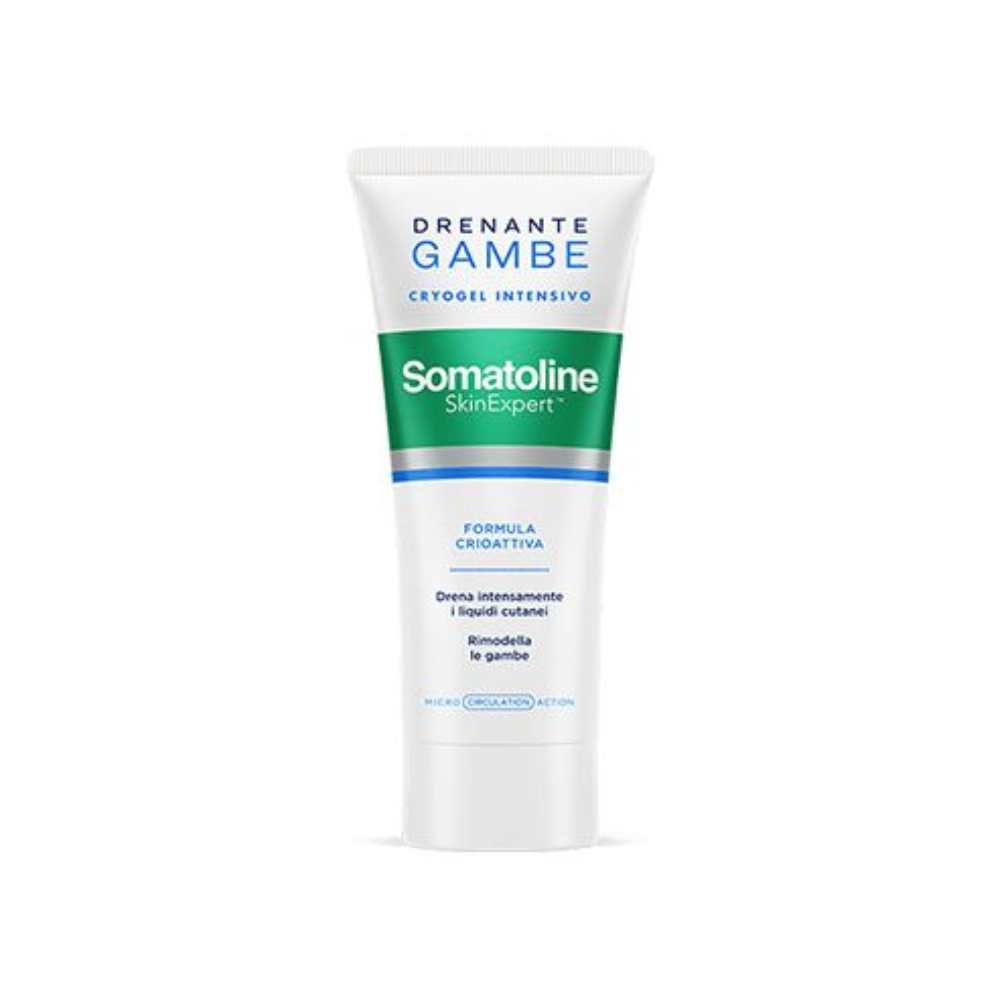 SOMATOLINE SKINEXPERT Drenante Gambe Cryogel Intensivo Corpo, 200ml