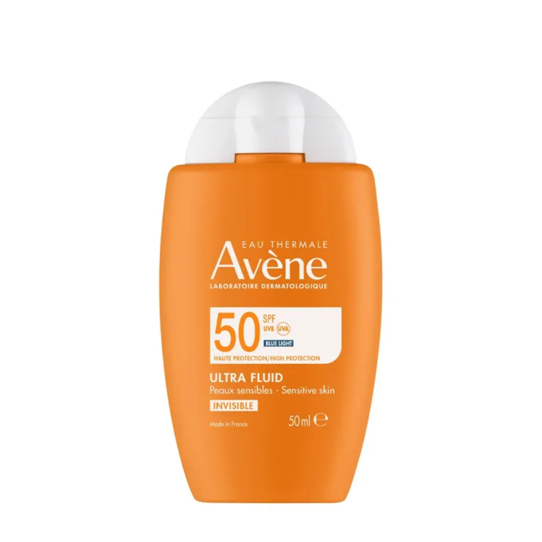 AVENE Crema Viso Solare Ultra Mat SPF50+, 50ml