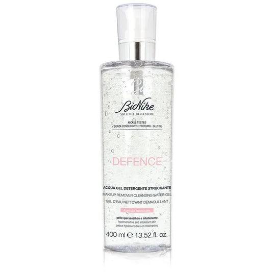 BIONIKE Defence - Acqua Gel Detergente Struccante per Pelle Ipersensibile, 400ml