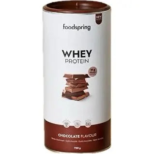 FOODSPRING Proteine Whey in polvere Cioccolato, 750g